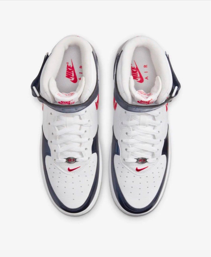 nike air force 1 mid id red