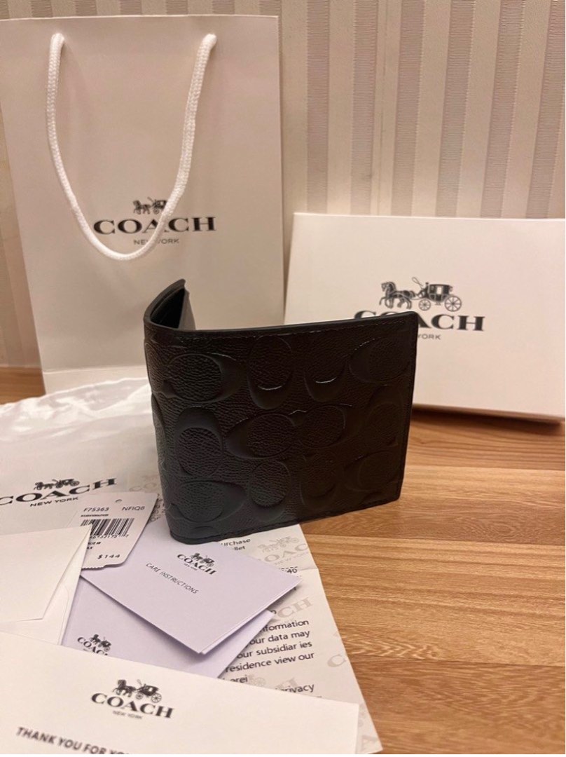 Coach men wallet with coin pouch luxury bags wallets on carousell
