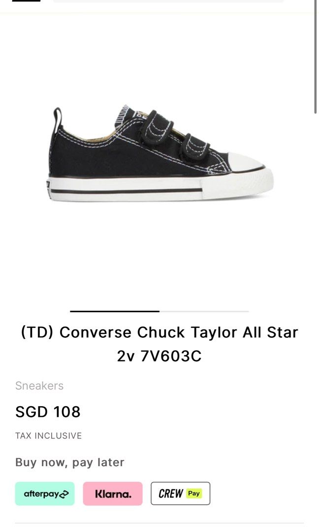Buy now pay hotsell later converse shoes