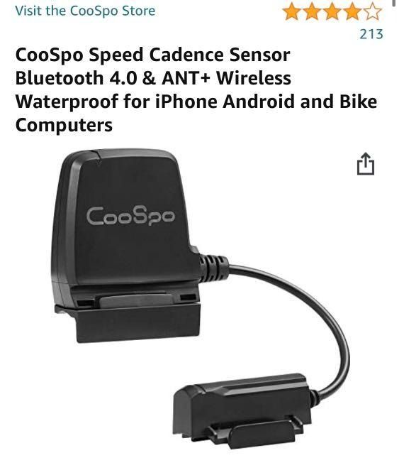 Coospo speed and cadence sensor on sale