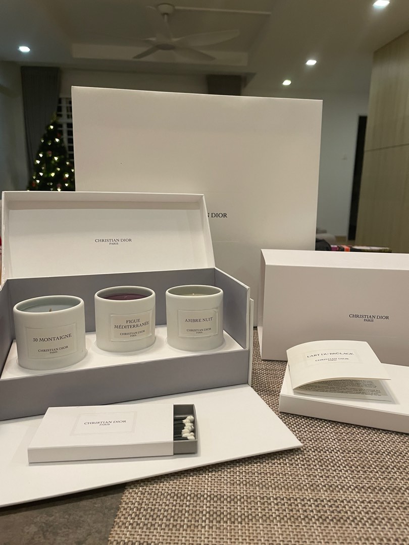 dior candle set