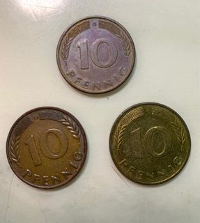 D1- 10 Pfennig Coin Germany