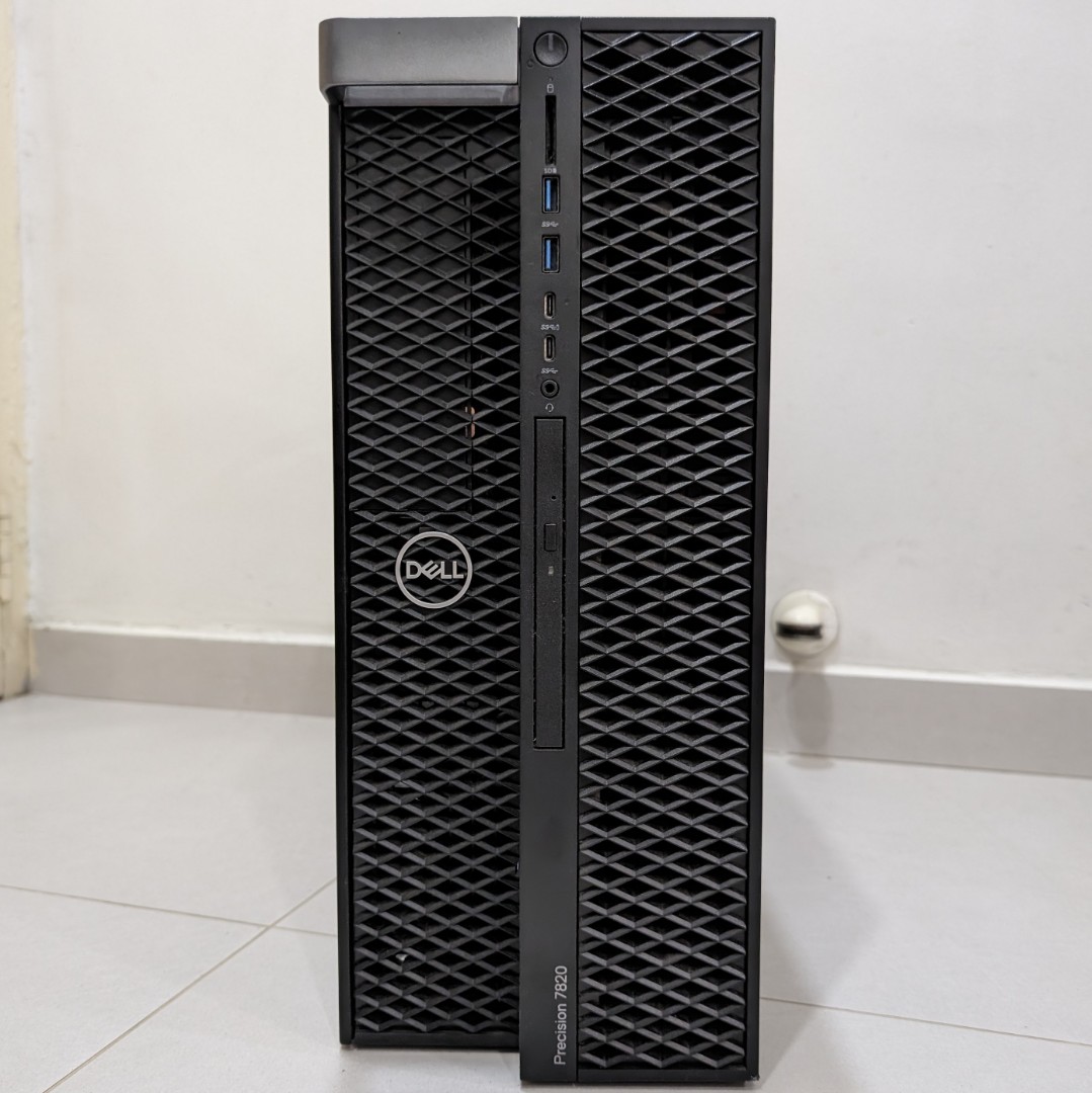 Dell Precision 7820 Tower T7820 Xeon Scalable Silver 4114 10 Cores 20 Threads Upgrade