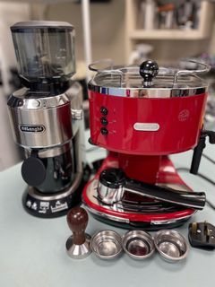 Delonghi咖啡機+磨豆器