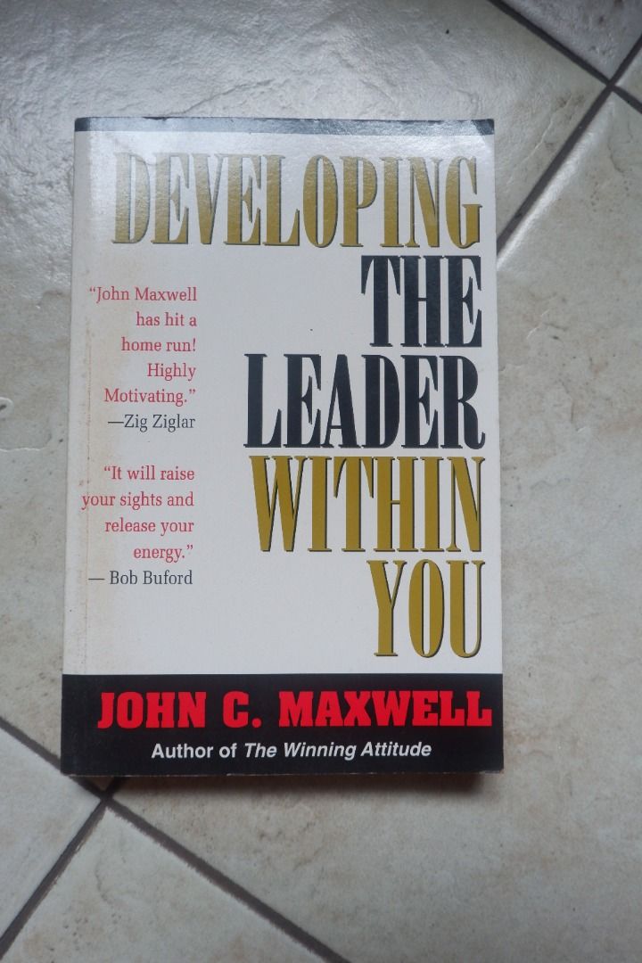 Developing the Leader Within You by John C. Maxwell, Hobbies & Toys ...