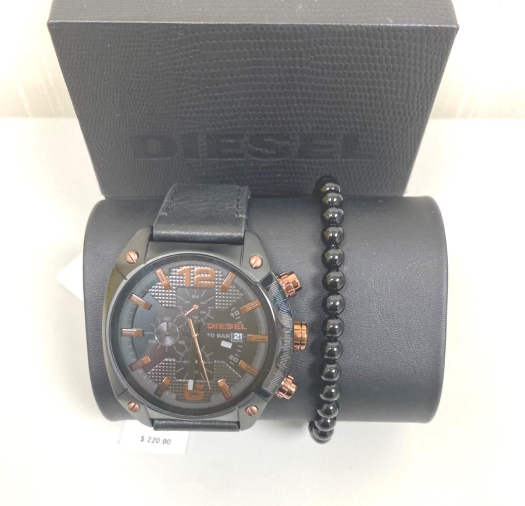 Diesel Overflow Chronograph Gift Set With Bracelet Gents Watch DZ4462 Carousell