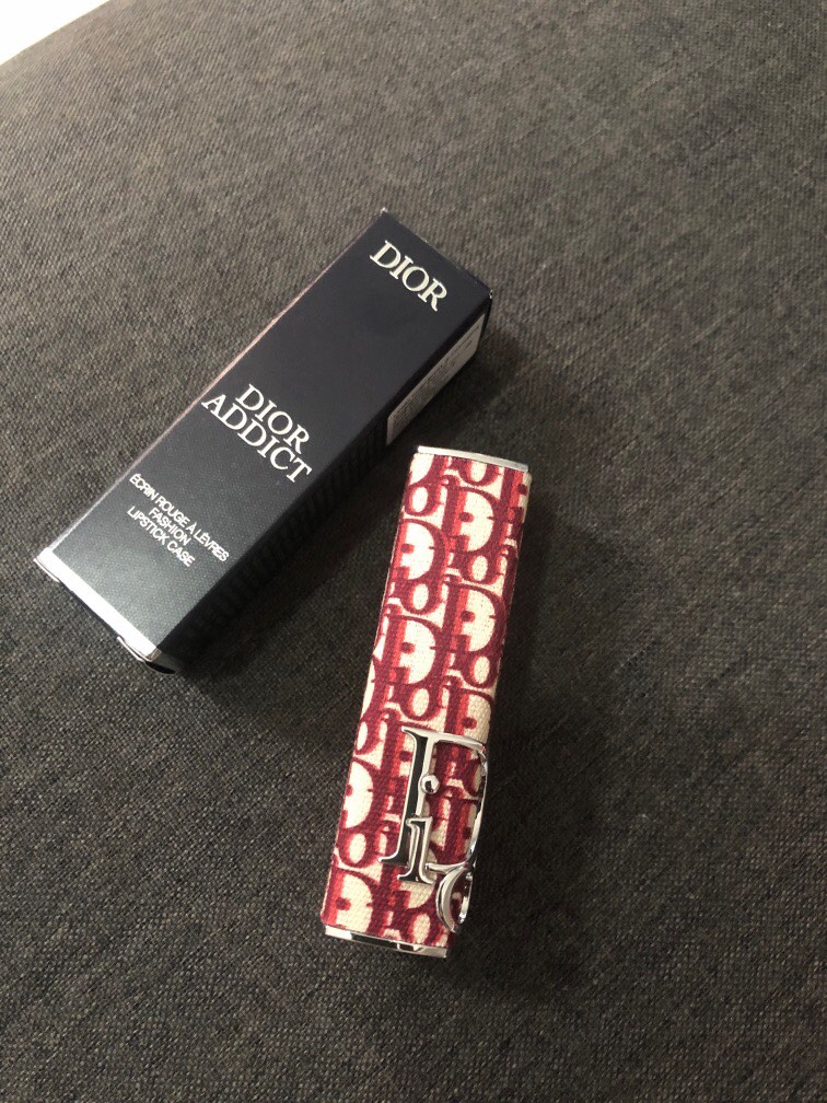 Dior addict oblique lipstick case, Beauty & Personal Care, Face, Makeup on Carousell