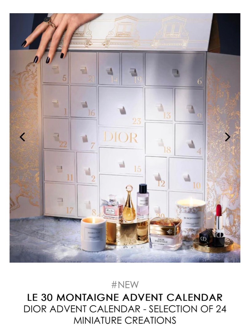 Dior Advent Calendar 2023, 美容＆個人護理, 健康及美容 香水＆香體噴霧 Carousell
