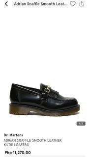Dr Martens Adrian Snaffle Smooth Leather Loafers EU 38