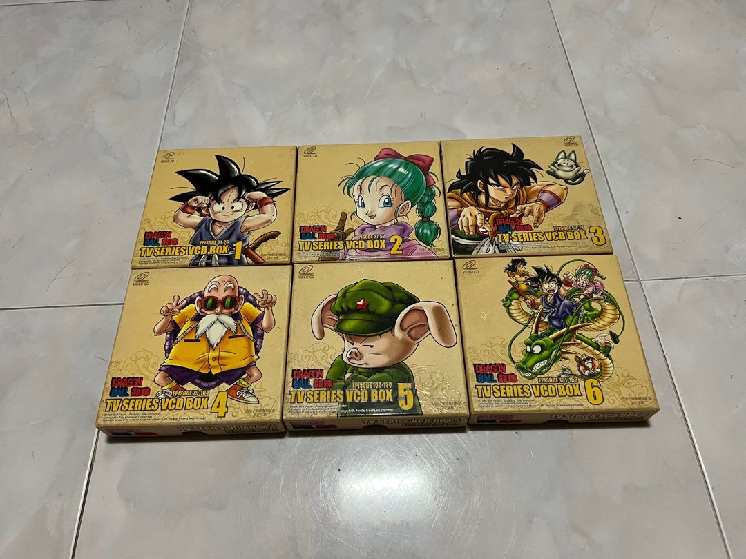 Vcd Box Dragon Ball TV Series VCD Box 1 - 6, Hobbies & Toys, Memorabilia ...