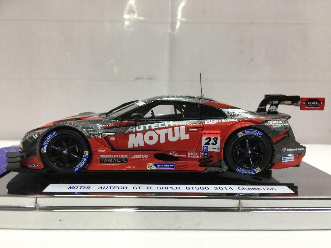 EBBRO 1/43 NISSAN GT-R MOTUL AUTECH SUPER GT500 2014 Champion Car 