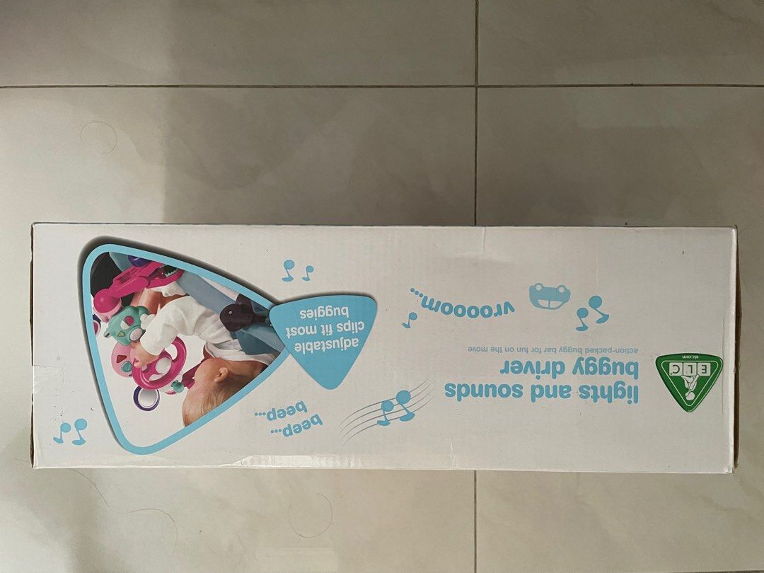 ELC sound and lighting buggy driver car stroller pram toy mobiles