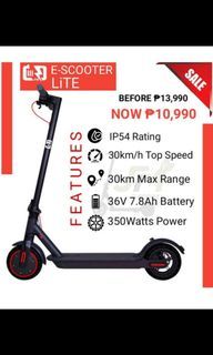 E-SCOOTER LiTE Electric Scooter for Adult