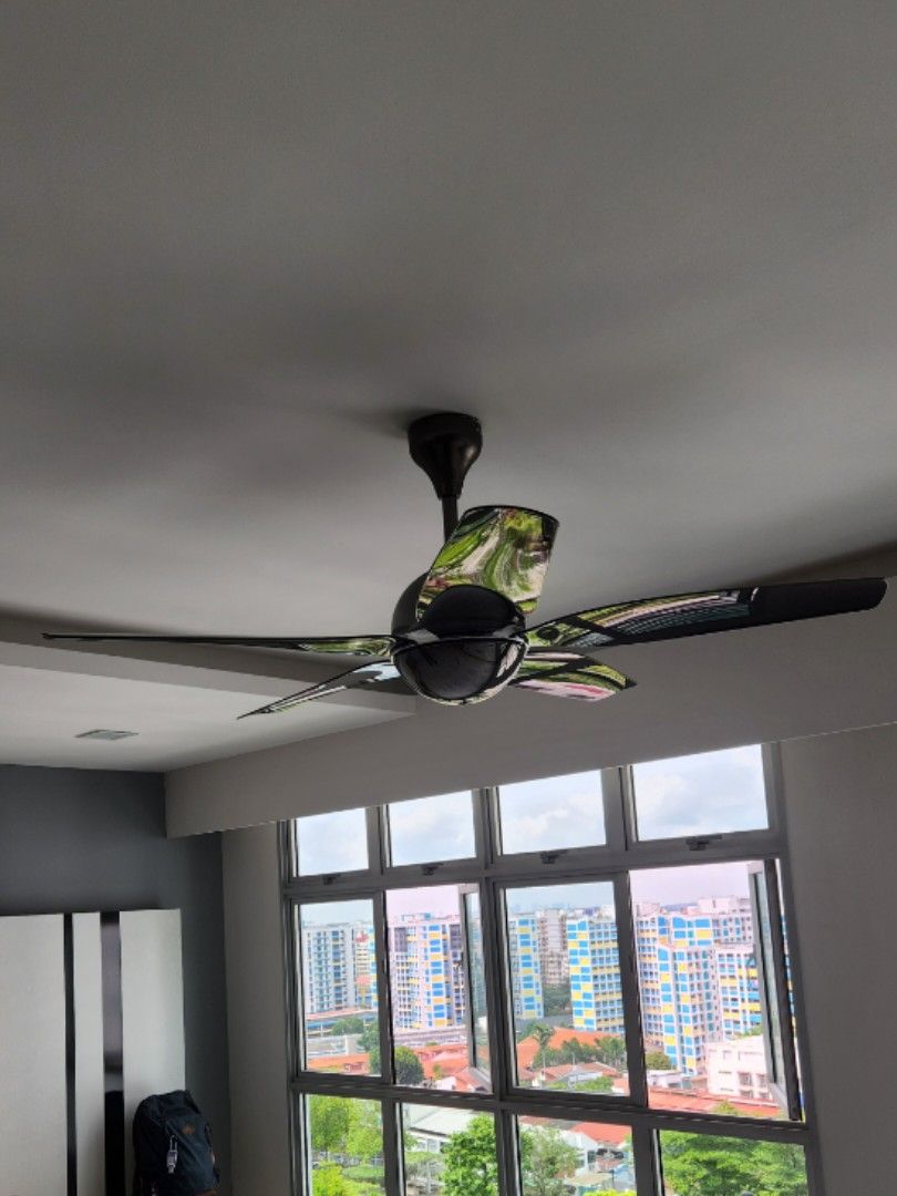 Alpha Colorful Ceiling Fan Alpha ceiling fan (6speed), Furniture & Home Living, Lighting & Fans ...