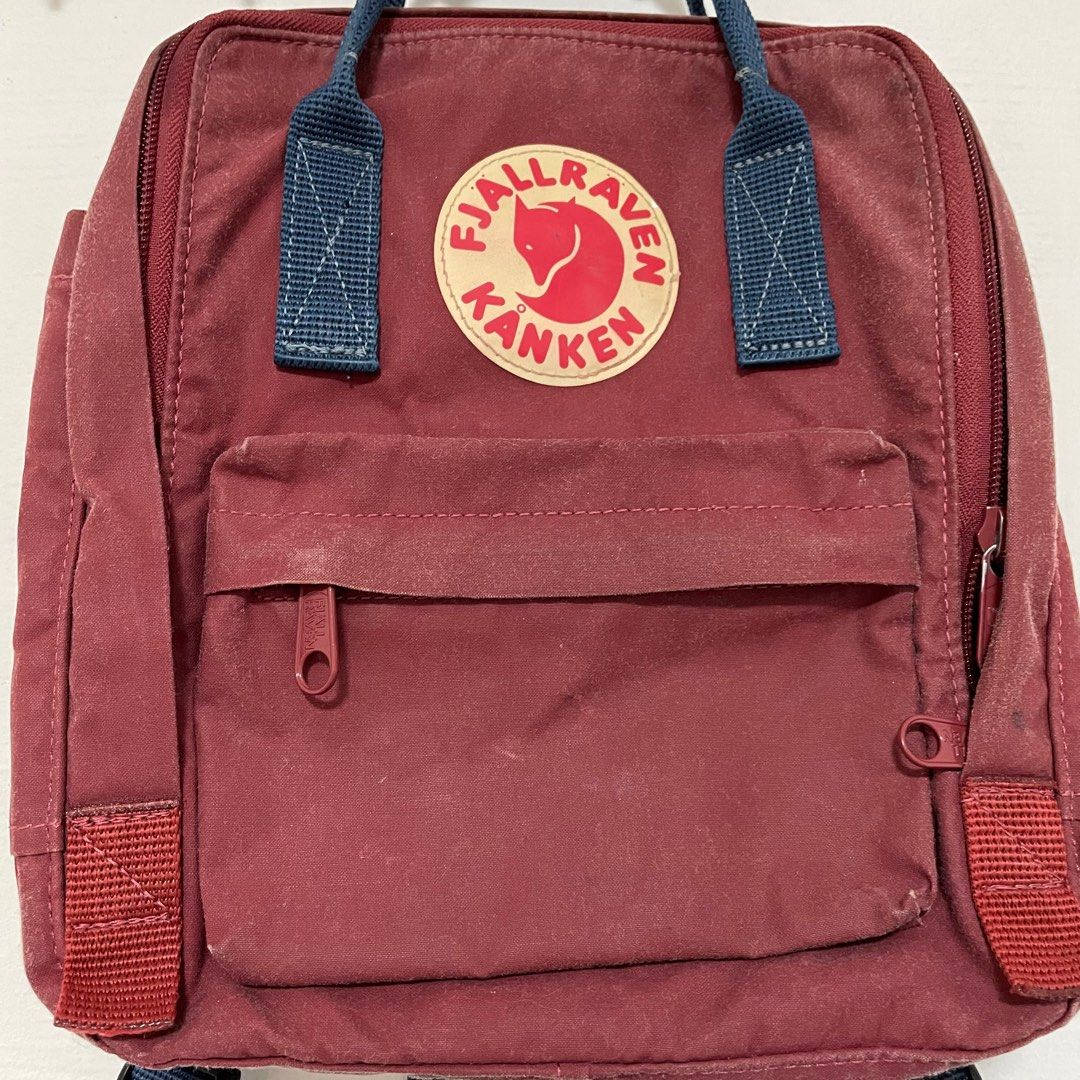 Fiallraven Kanken Mini Bagpack Red Blue Luxury Bags Wallets on Carousell