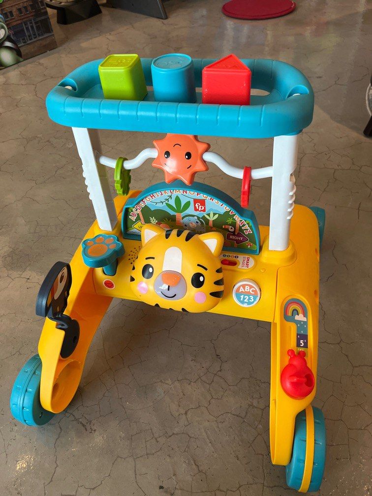 Fisher Price 2 Sided Steady Speed Tiger Walker Babies Kids