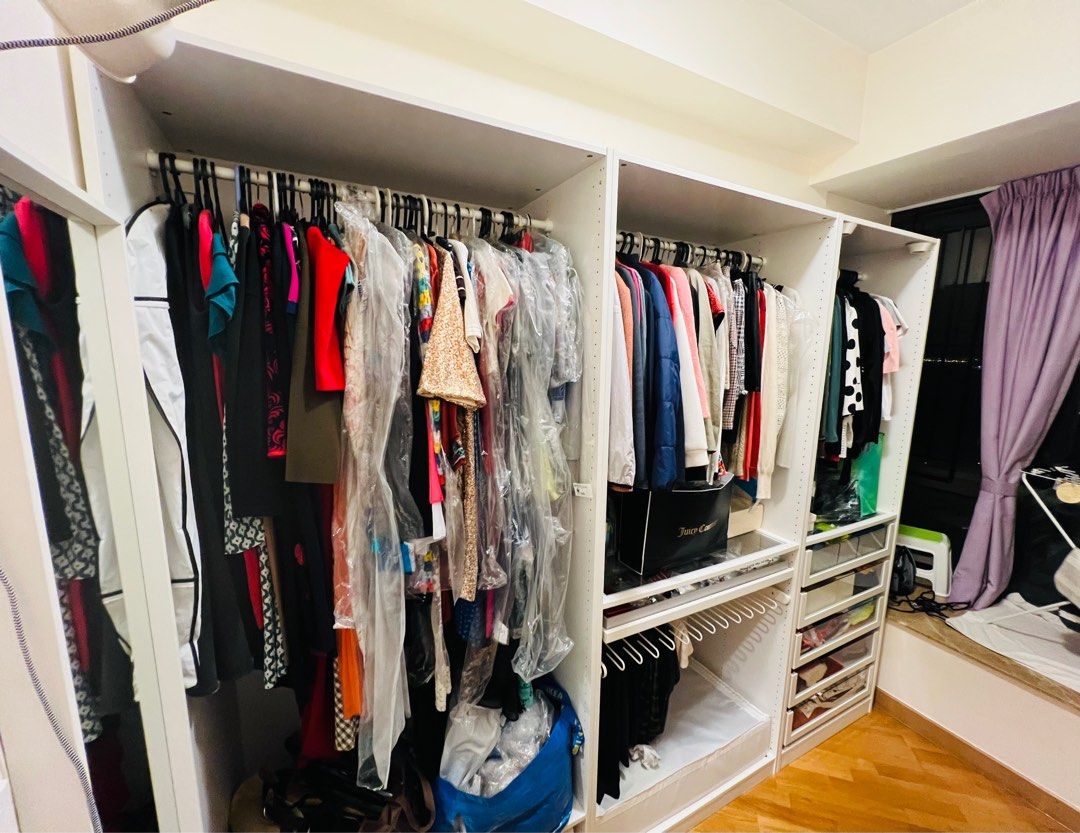 Free IKEA wardrobes, 傢俬＆家居, 傢俬, 櫃子、組合櫃及置物架 Carousell