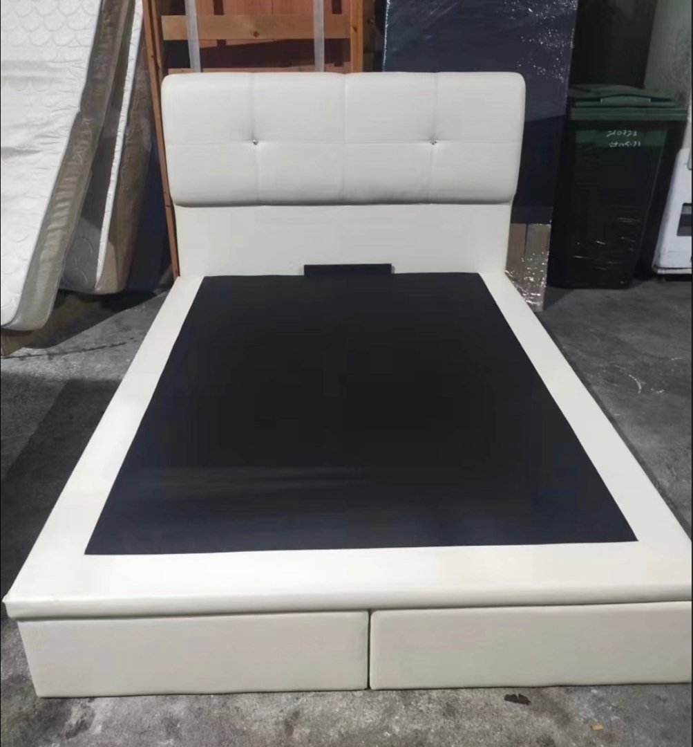 Free delivery queen size storage bed frame, Furniture & Home Living