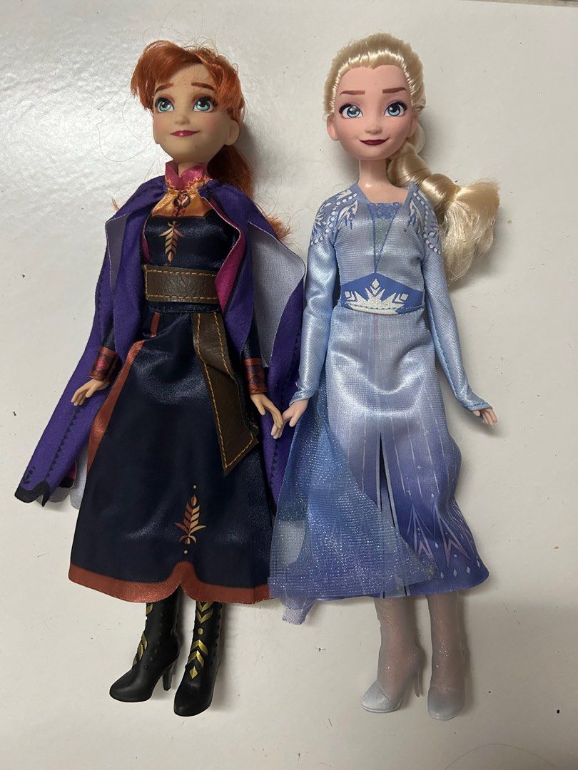 Frozen 2 barbie ariel in anna s clothes barbie barbie olaf and treasure box Elsa anna s wardrobe set barbie s clip on hair Elsa anna mini figures Hobbies Toys Toys Games on
