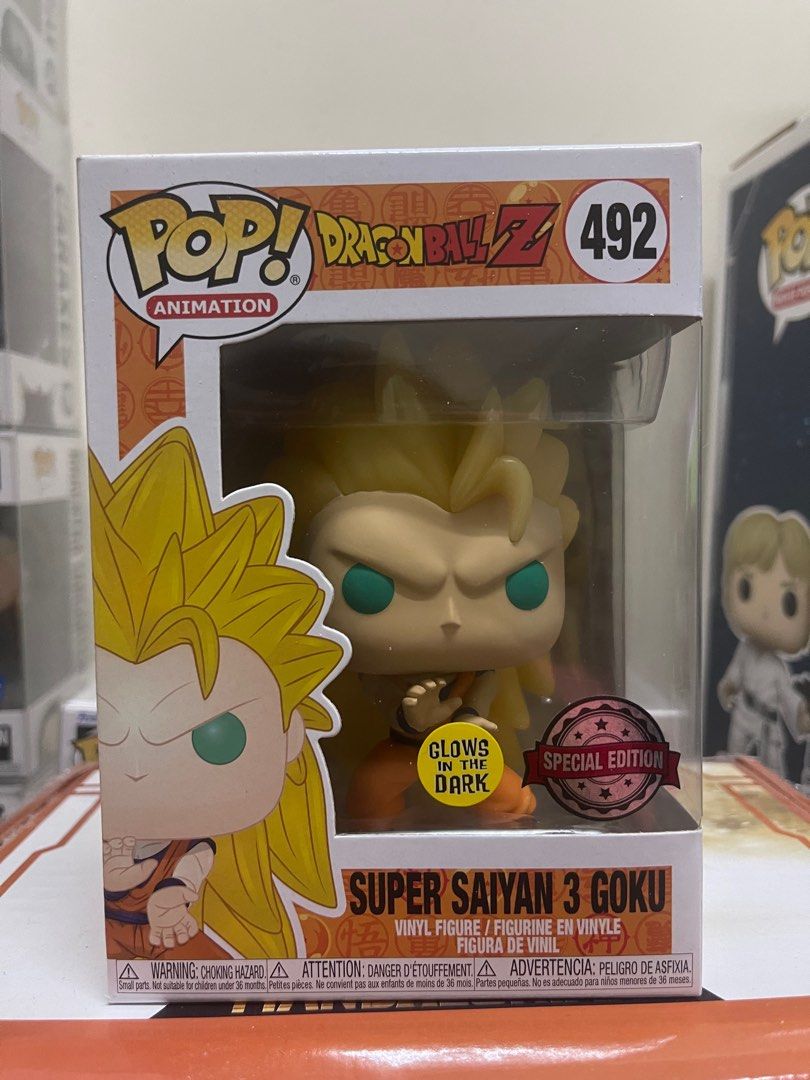 Dragon Ball Z - Super Saiyan 3 Goku GITD - POP! Animation action figure 492