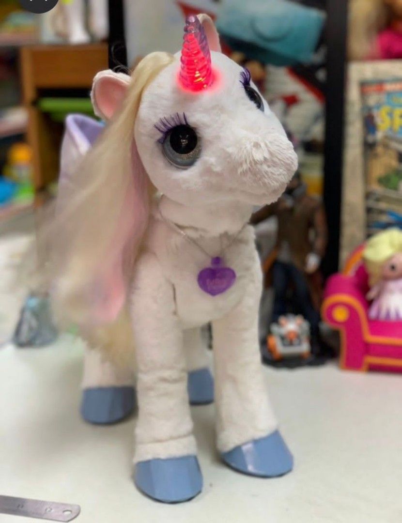Furreal friends starlily my magical unicorn top interactive plush toy