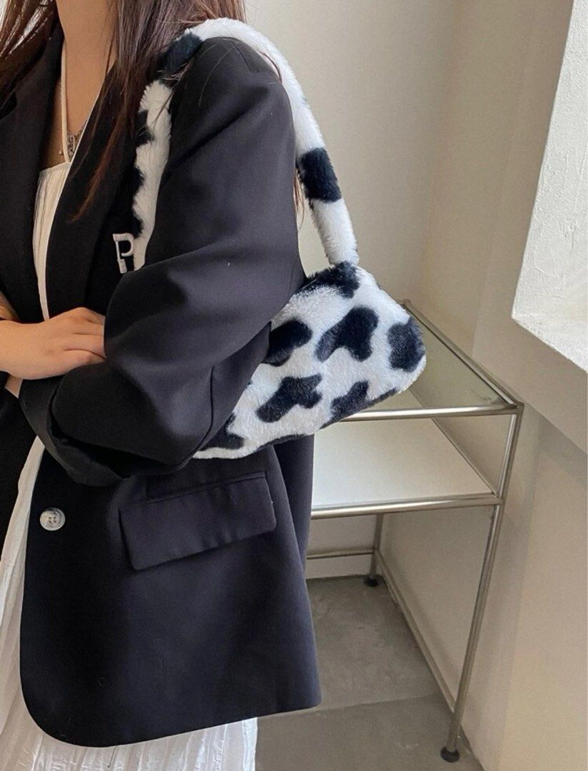 Fuzzy baguette hotsell bag