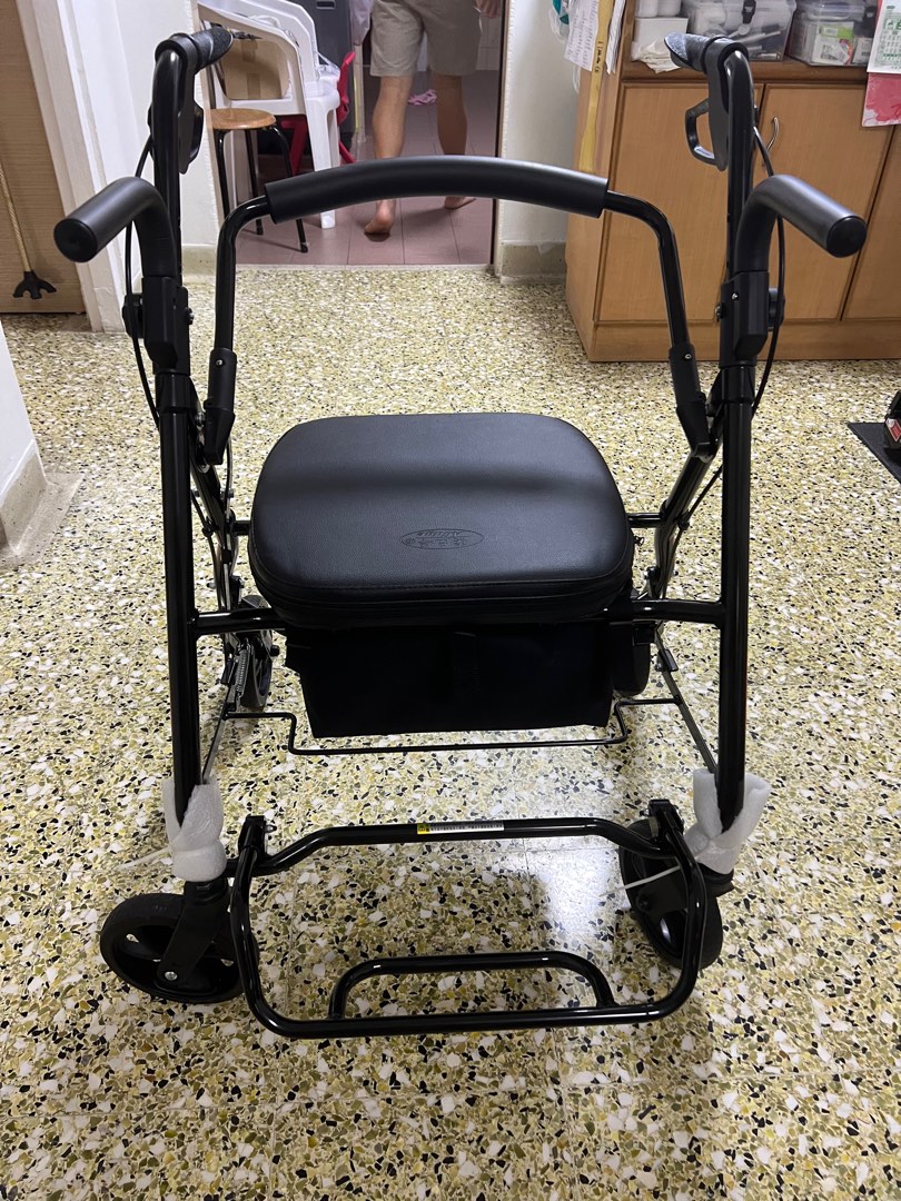 Geriatric Foldable Walker Wheelchair for Elderly, Health & Nutrition