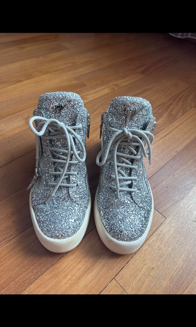 Giuseppe Zanotti Design Bonjour Nuit Trainers Metallic Men s
