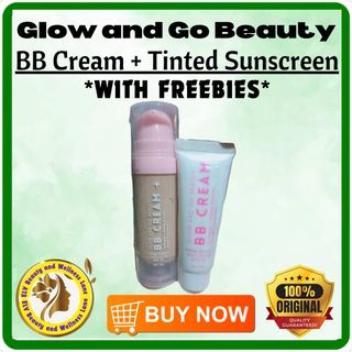 Glow and Go Beauty BB Cream with Alpha Arbutin and Collagen + Tinted Sunscreen