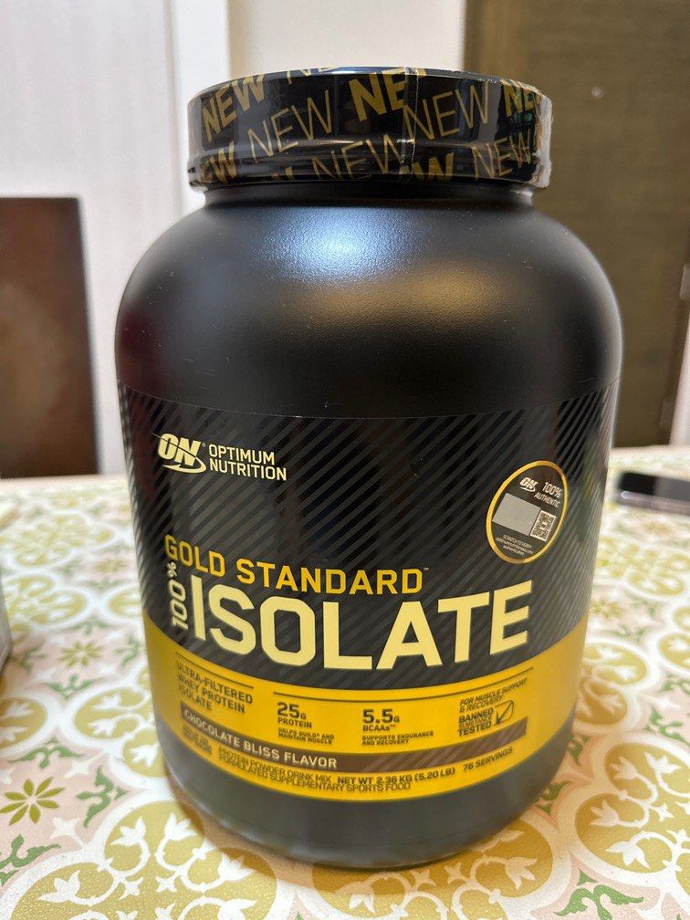 Isolate Gold Gold standard 100% isolate, Health & Nutrition, Health Supplements ...