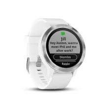 Good condition Garmin Vivoactive 3 white Silver