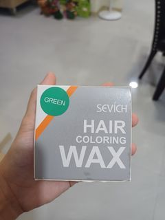Green Colored Hair Wax Sevich