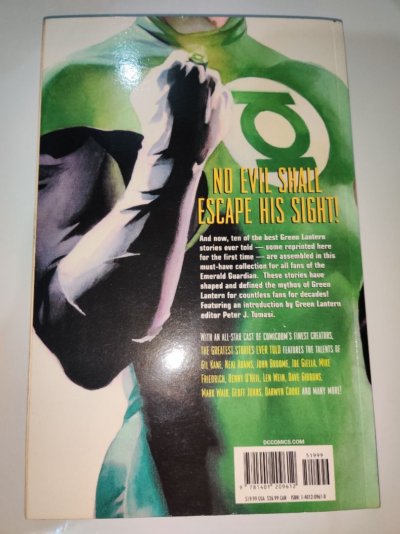 Green Lantern The Greatest Stories Ever Told (Category: Comics & Manga) located in Kawit. Submitted by ryuko.matoi (Listing ID 1269105144, Image 2). Description: Green Lantern The Greatest Stories Ever Told No reply means not interested No trade/swaps No reservation MOP - BDO & Cash Pick up location: Rosedale Residences, Barangay San Sebastian, Kawit Cavite..