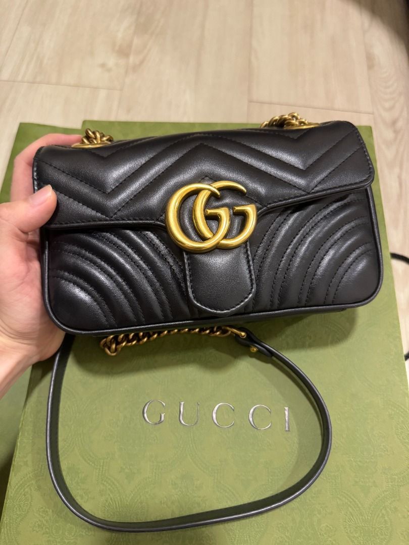 Gucci small quilted leather cheap shoulder bag