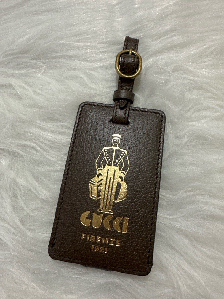 Luggage tag gucci new arrivals