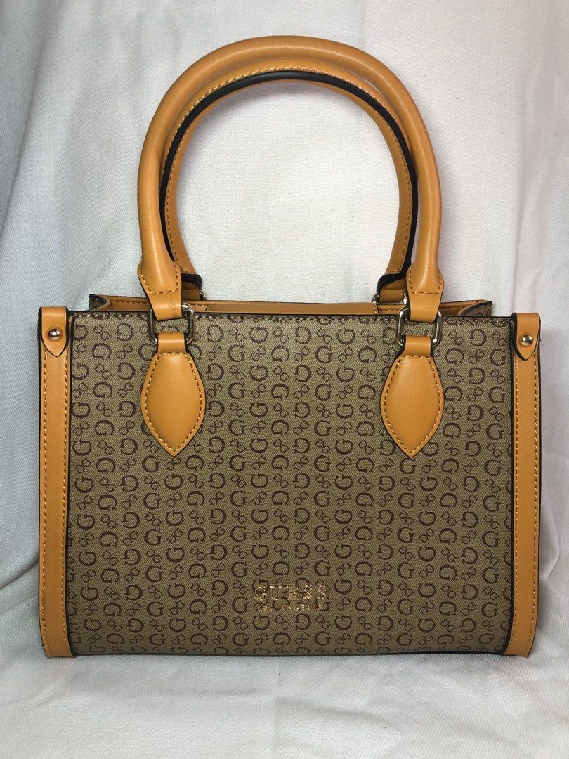 Guess book tote medium crossbody satchel sling bag, Women's Fashion ...