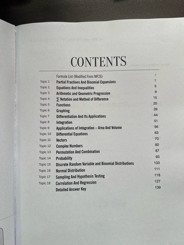 H2 maths topical questions book hobbies toys books magazines