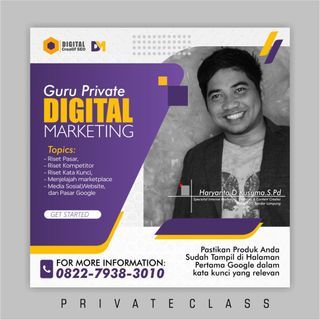 HARYANTO DIGIMARK 0822-7938-3010 Pelatih Digital Marketing Lampung Selatan