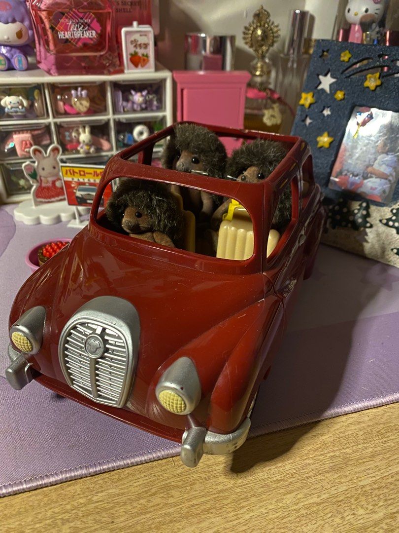 FREE CRITTERS!! Hedgehog Sylvanian Families Red Car FREE CRITTERS!! (Category: Vehicle & Diecast Models) located in Plaridel. Submitted by p4perplanes (Listing ID 1269261566, Image 1). Description: .