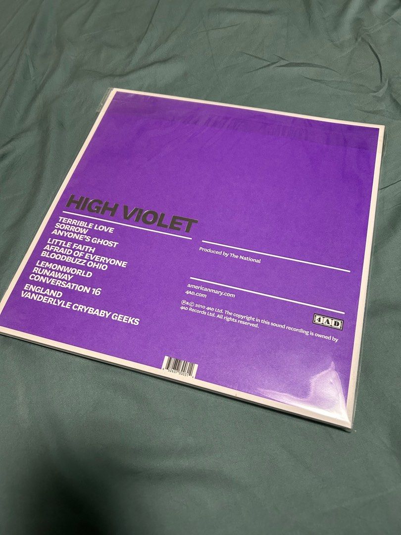 High Violet - The National vinyl (Category: Vinyls) located in Makati City. Submitted by euni.san (Listing ID 1269148853, Image 2). Description: For payment: GCASH or BPI only Shipping fee already included.