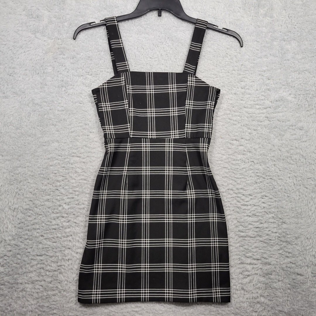 Checkered dress h&m best sale