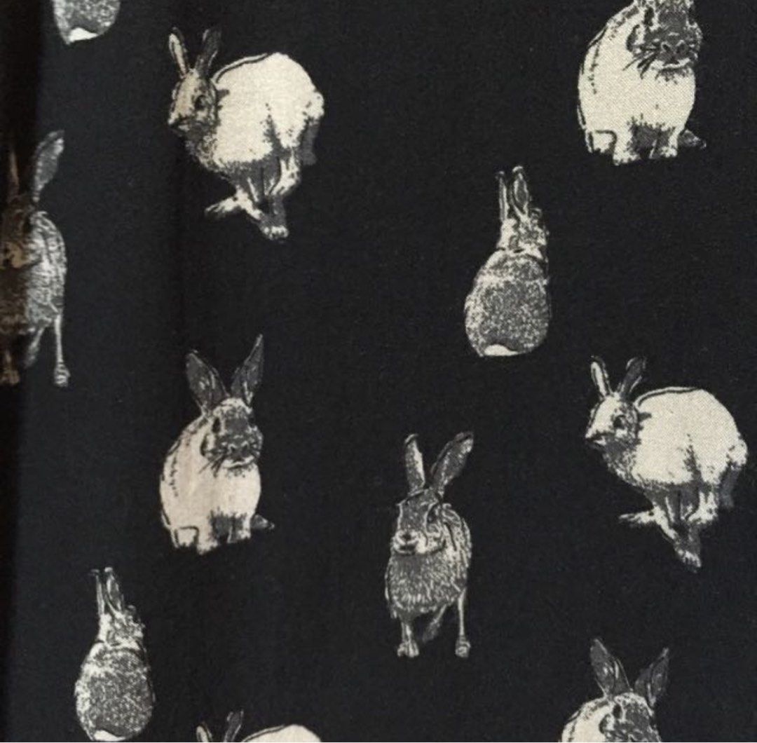 Rabbit print dress h & m outlet