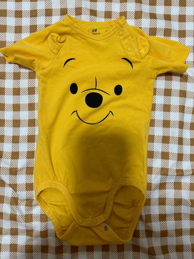 H&m winnie the pooh onesie hot sale