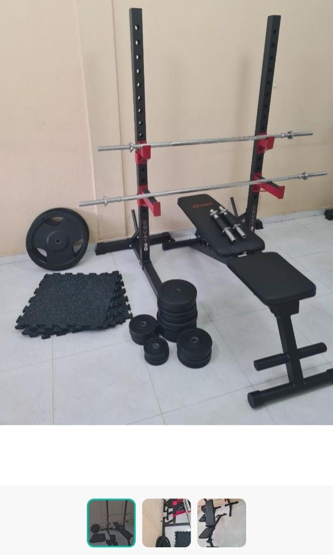 Gym set in store home