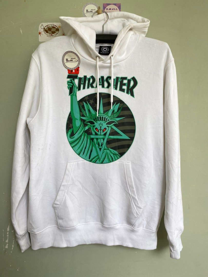 Thrasher statue best sale of liberty hoodie