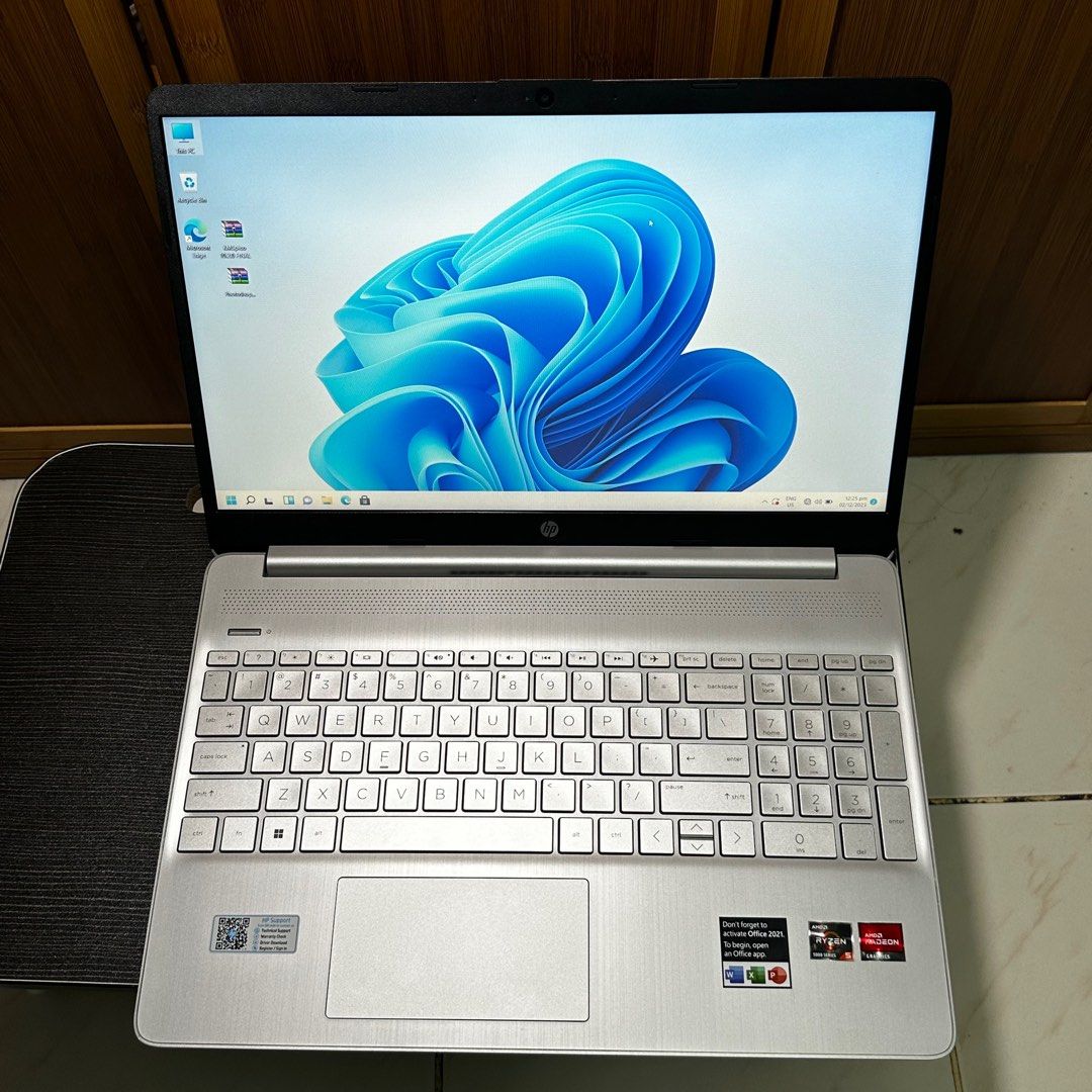 Hp Laptop 15s Eq3xxx Amd Ryzen 5 5625u Graphics 8gb Ram512gb Ssd Computers And Tech Laptops 2684