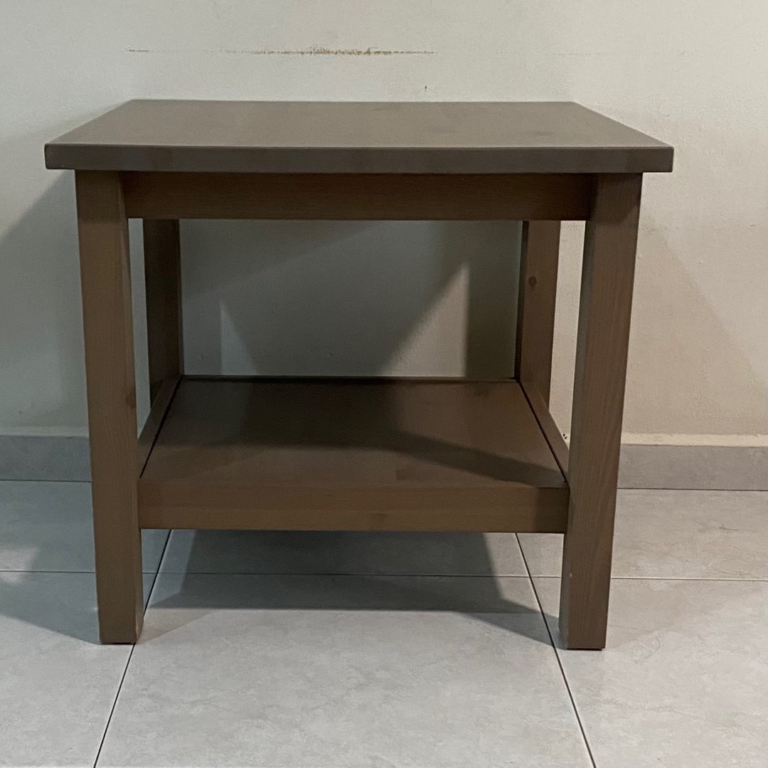 IKEA HEMNES coffee table wooden square, Furniture & Home Living ...