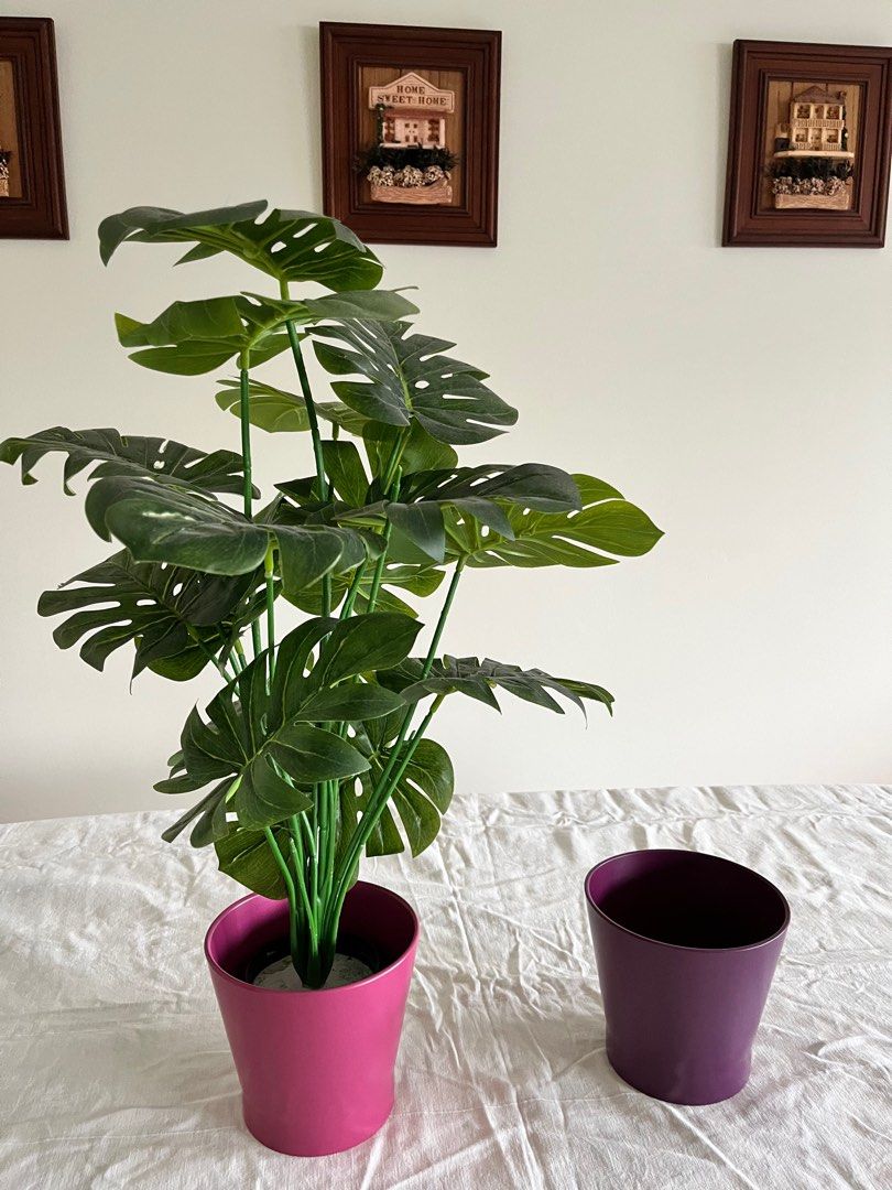 IKEA vases / flower pot / plant pot / home deco , Furniture & Home Living,  Gardening, Pots & Planters on Carousell