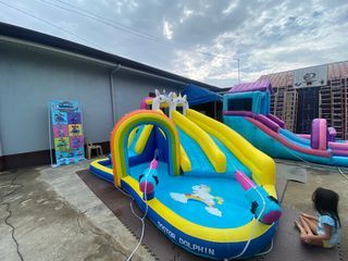 Inflatable Pool and Slide Unicorn