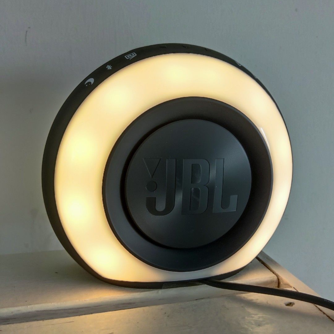 JBL Horizon Bluetooth Clock Radio with USB Charging and Ambient Light Black